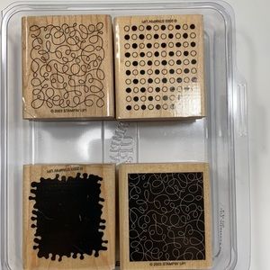 STAMPIN’ UP! By Design. 4 background stamps!